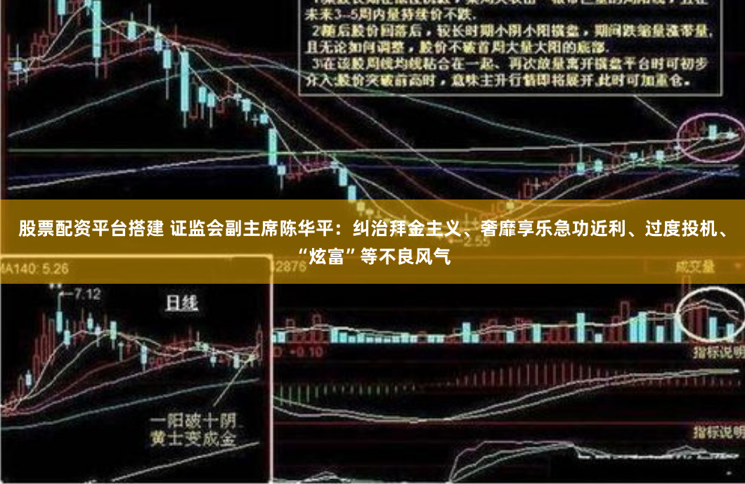 股票配资平台搭建 证监会副主席陈华平：纠治拜金主义、奢靡享乐急功近利、过度投机、“炫富”等不良风气