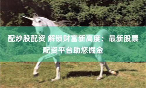 配炒股配资 解锁财富新高度：最新股票配资平台助您掘金